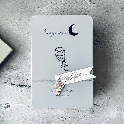 【母の日仕様】福を呼ぶフクロウとお月さまのクッキー缶 for Mother’s Day
