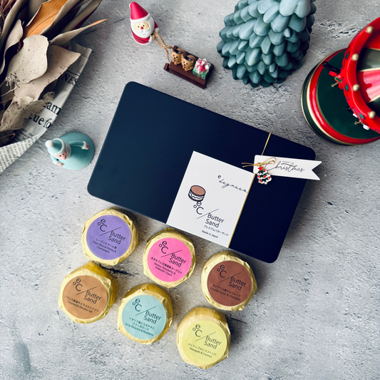 北海道バターサンド／6種類 x 各1個セット for X'mas