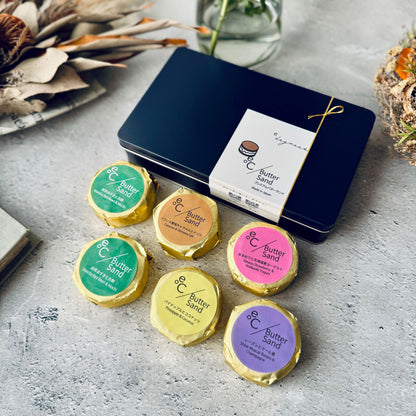 北海道バターサンド／抹茶2個+選べる4個セット（合計6個入）