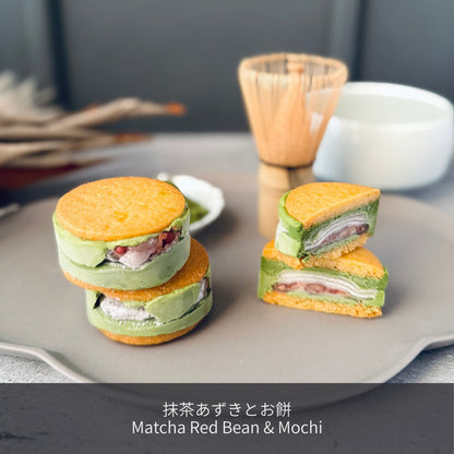 北海道バターサンド 抹茶小豆とお餅 商品詳細 | 抹茶・小豆・求肥餅使用 | お取り寄せスイーツ