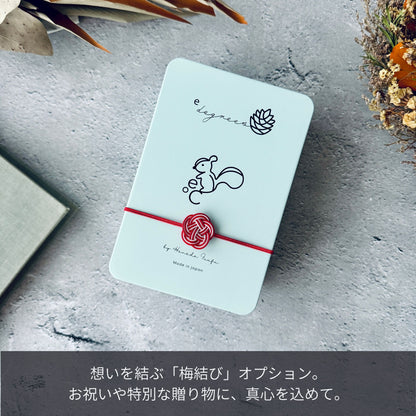 梅結び付きクッキー缶 | お取り寄せギフトに最適な和風ラッピング
