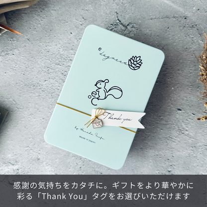 Thank youタグオプション | かわいいお取り寄せクッキー缶ギフト