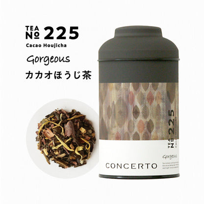 CONCERTO カカオほうじ茶 No.225 パッケージ缶